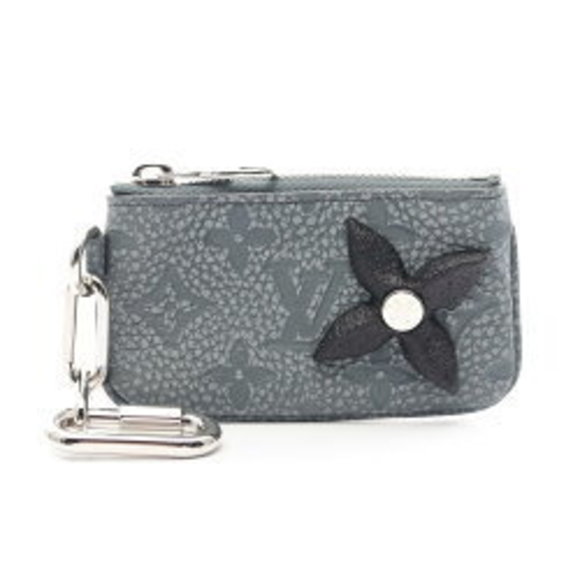 Louis Vuitton Climbing Pochette Granite Gray Leather Case - Picture 1 of 6